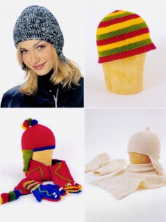 Mössa, vantar och halsduk