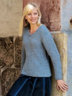 Patentstickad jumper