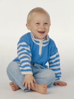 Slätstickad tröja och kofta