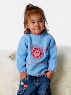 Tröjor med gris eller blomma