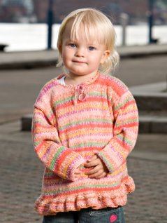 Tröja med och utan volang