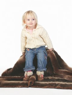 Flätsstickat babyset