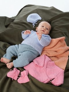 Rutstickat babyset