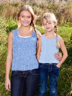 Strukturstickat linne