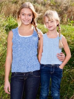 Strukturstickat linne