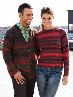 Slätstickade tröjor och koftor