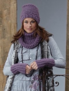 Halsdukspolo, mössa och pulsvärmare