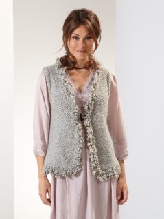 Stor tröja och halsduk