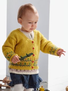 Kofta med mönsterbård