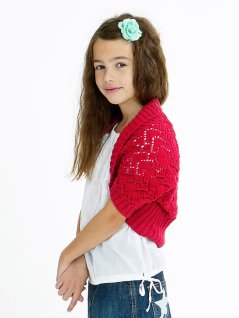 Spetsstickad bolero