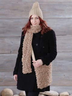 Väska, halsduk och mössa