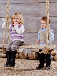 Mönsterstickad slipover