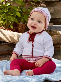 Tröja och mössa i Bianca