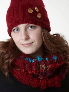 Halsdukspolo och mössa