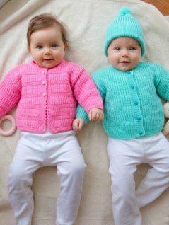 Barnkoftor med mössa