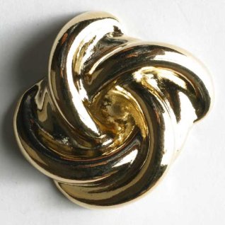 Metallknapp Guld