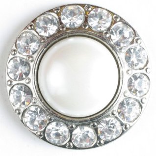 Strassknapp Silver-Vit 20 mm