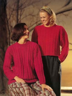 Kort och lång jumper