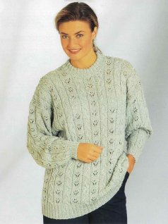 Flät och spetsjumper