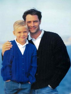 Pojk och herrcardigan