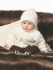 Rutstickat, baby, barnset och filt