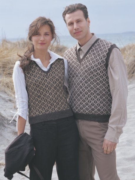 Mönsterstickad slipover