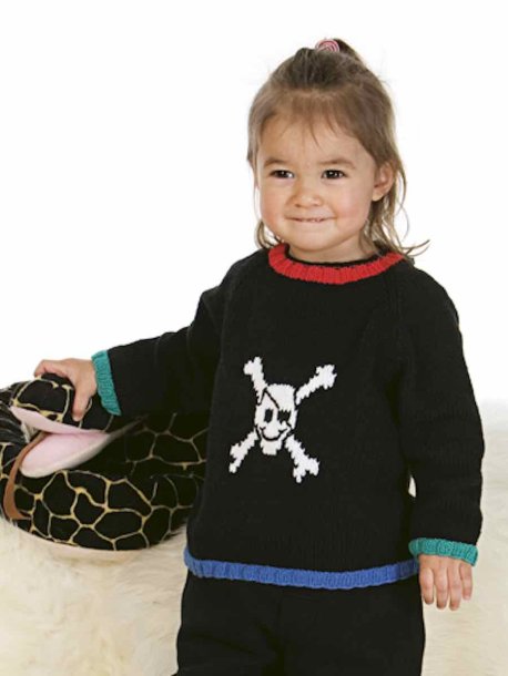 Barntröja med dödskalle