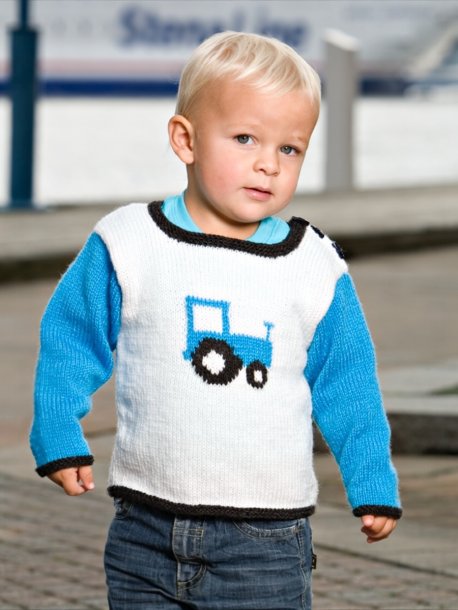 Tröja med traktor