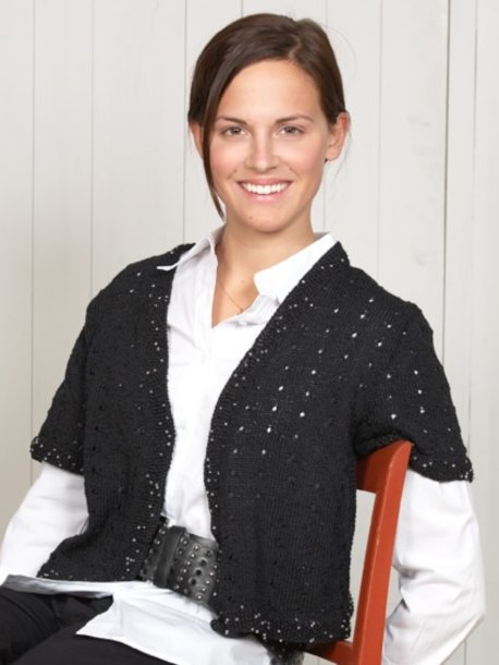 Jacka med pärlkanter