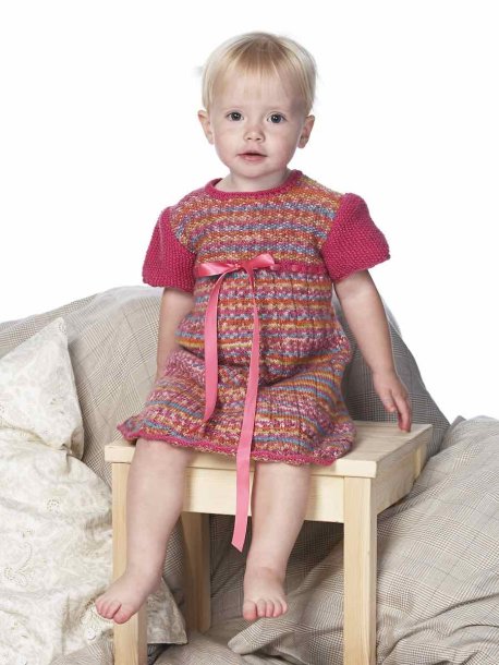 Klänning med puffärm