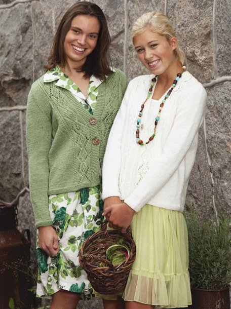 Kofta med spetsbård