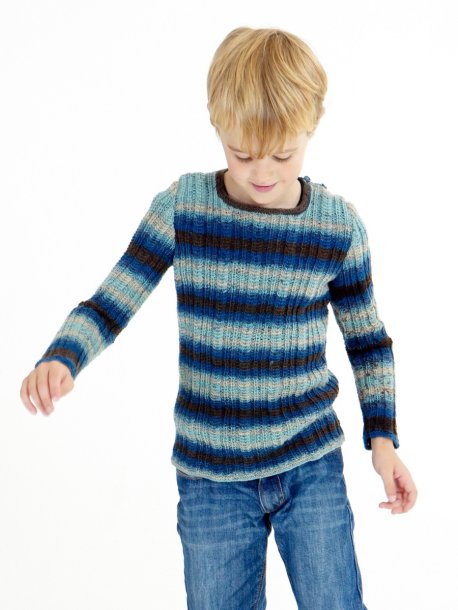 Flätstickade tröjor till dam, barn och herr