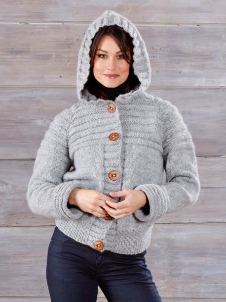 Kofta med kapuschong