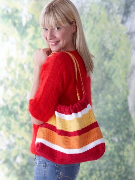 Virkad väska