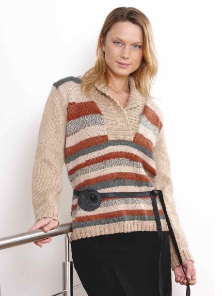 Tröja med sjalkrage