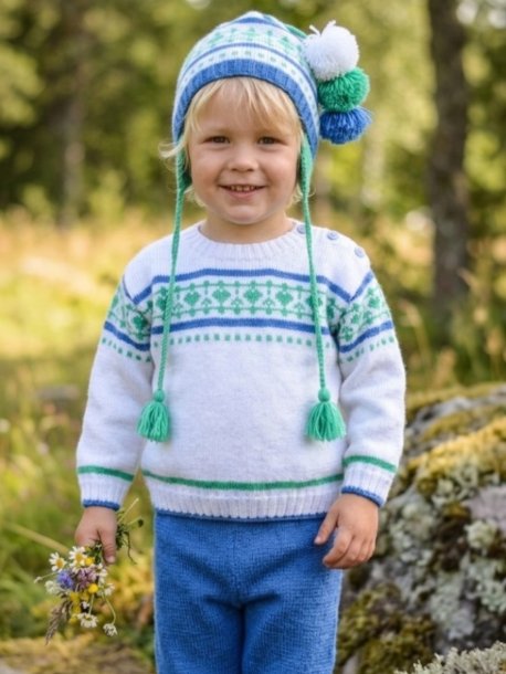 Tröja, byxa och mössa