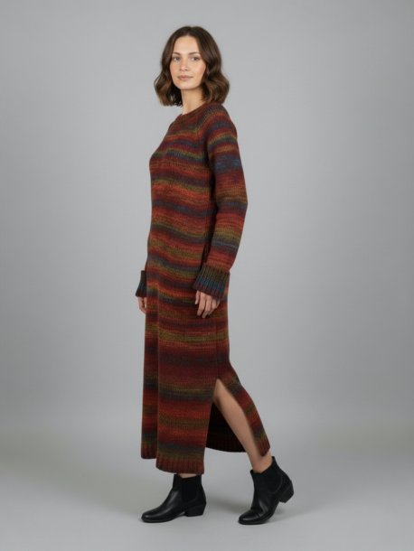 Klänning i dubbelt garn - Stickmönster & Virkmönster - Marks & Kattens