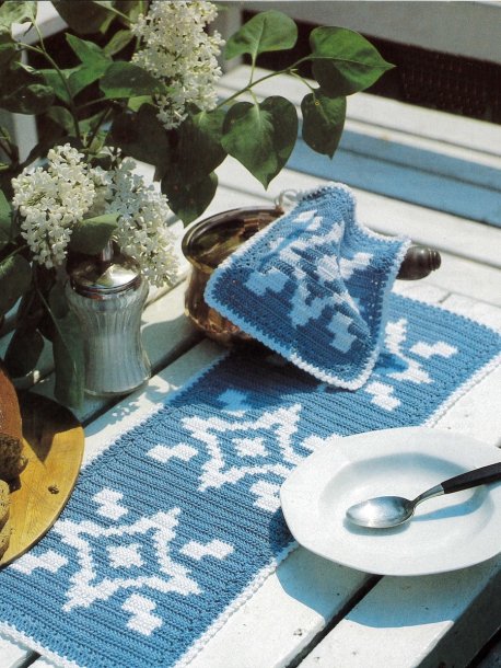 Löpare och grytlapp