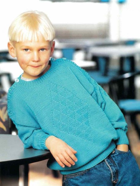 Barntröja med mönster