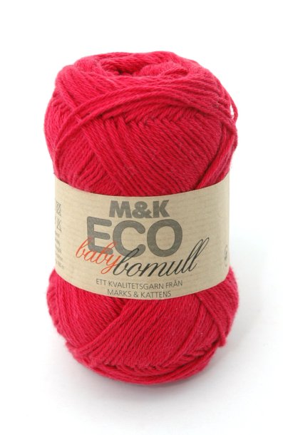 Eco Baby Bomull Röd 905