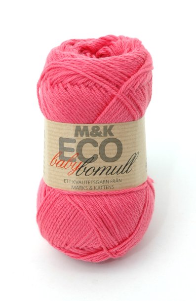 Eco Baby Bomull Mörkrosa 913