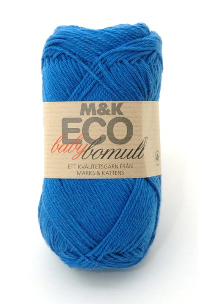 Eco Baby Bomull Klarblå 915