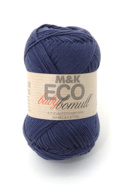 Eco Baby Bomull Marinblå 917