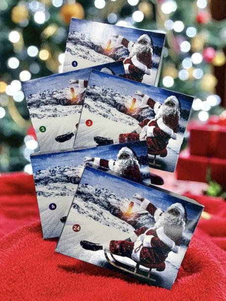 Adventskalender inklusive hemlig julklapp
