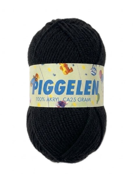 Piggelen Svart 168